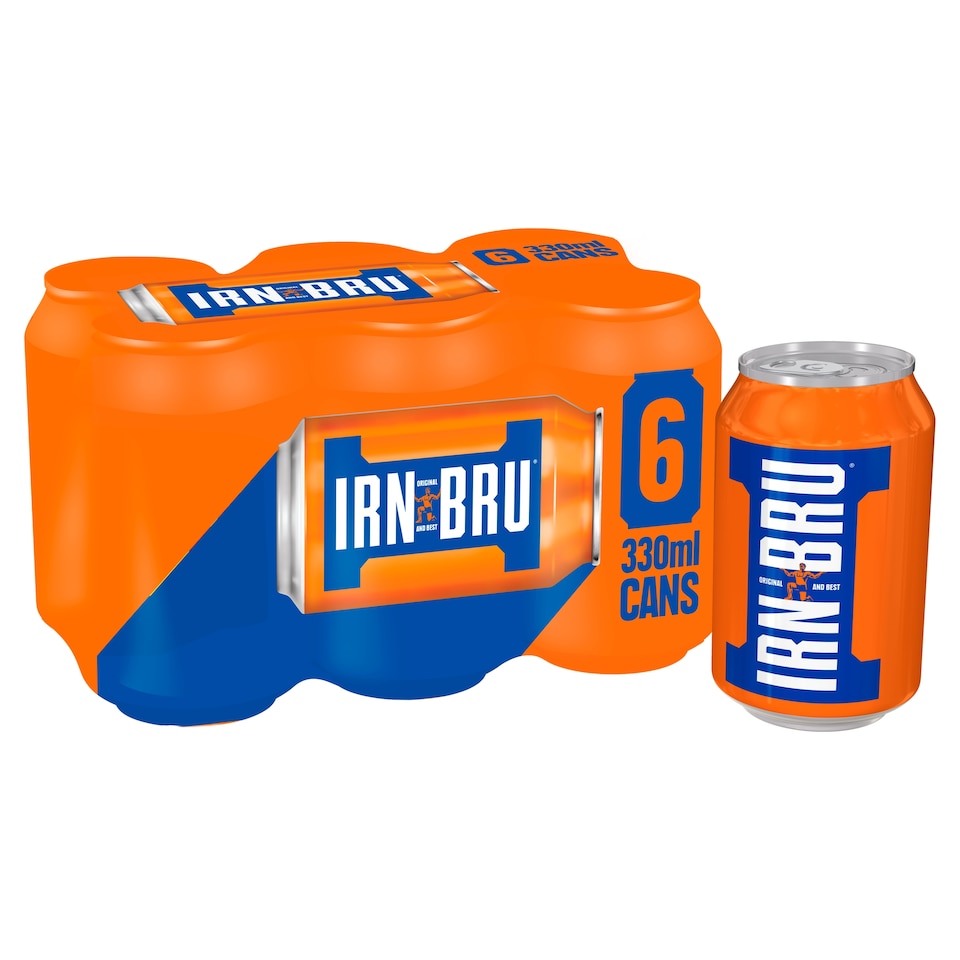 image 1 of IRN-BRU Soft Drink Cans 6 x 330ml