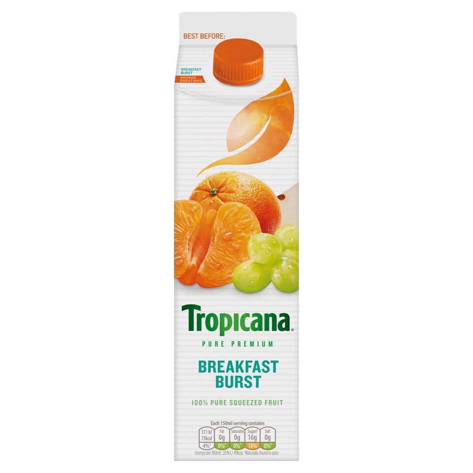 Tropicana Breakfast Burst Juice 850ml