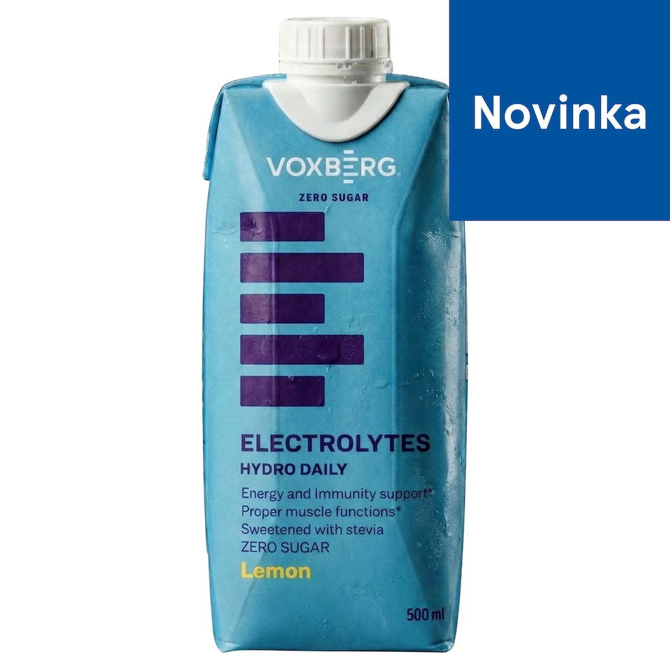 Voxberg Hydro Daily Electrolytes Non-Alcoholic Drink with Lemon Flavour 500 ml