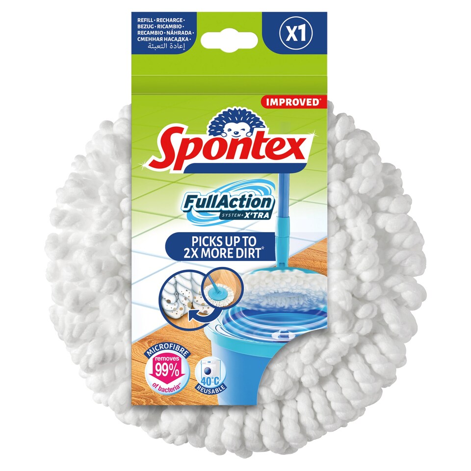image 1 of Spontex Full Action System Mop Refill