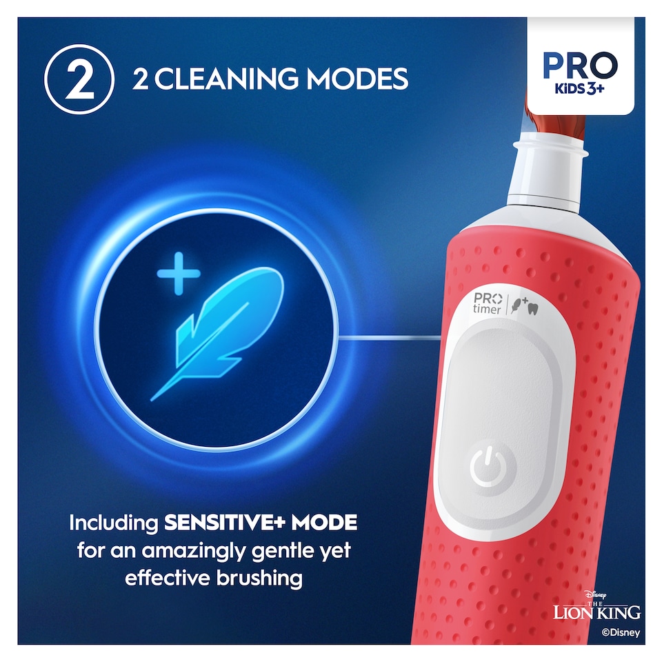 image 1 of Oral-B Pro Kids 3+ Disney Lion King Electric Toothbrush