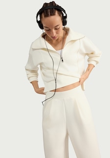 F&F Active AFTERCLASS Wide Leg Co-ord Joggers in Cream