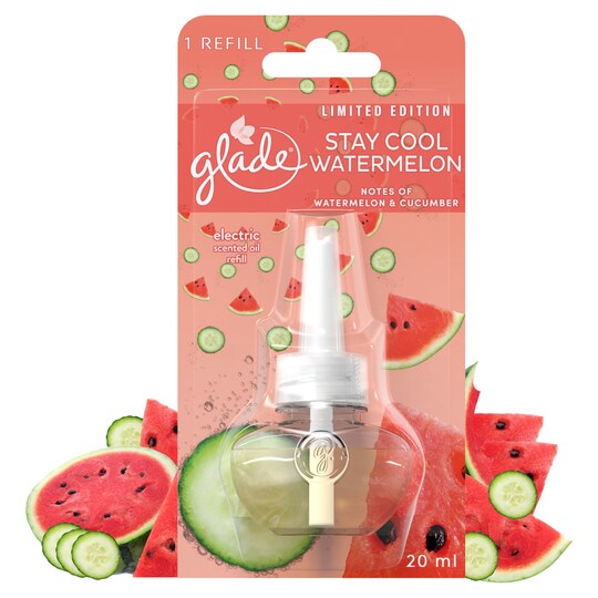 Glade Electric Refill Scented Oil Watermelon 20Ml Tesco Groceries