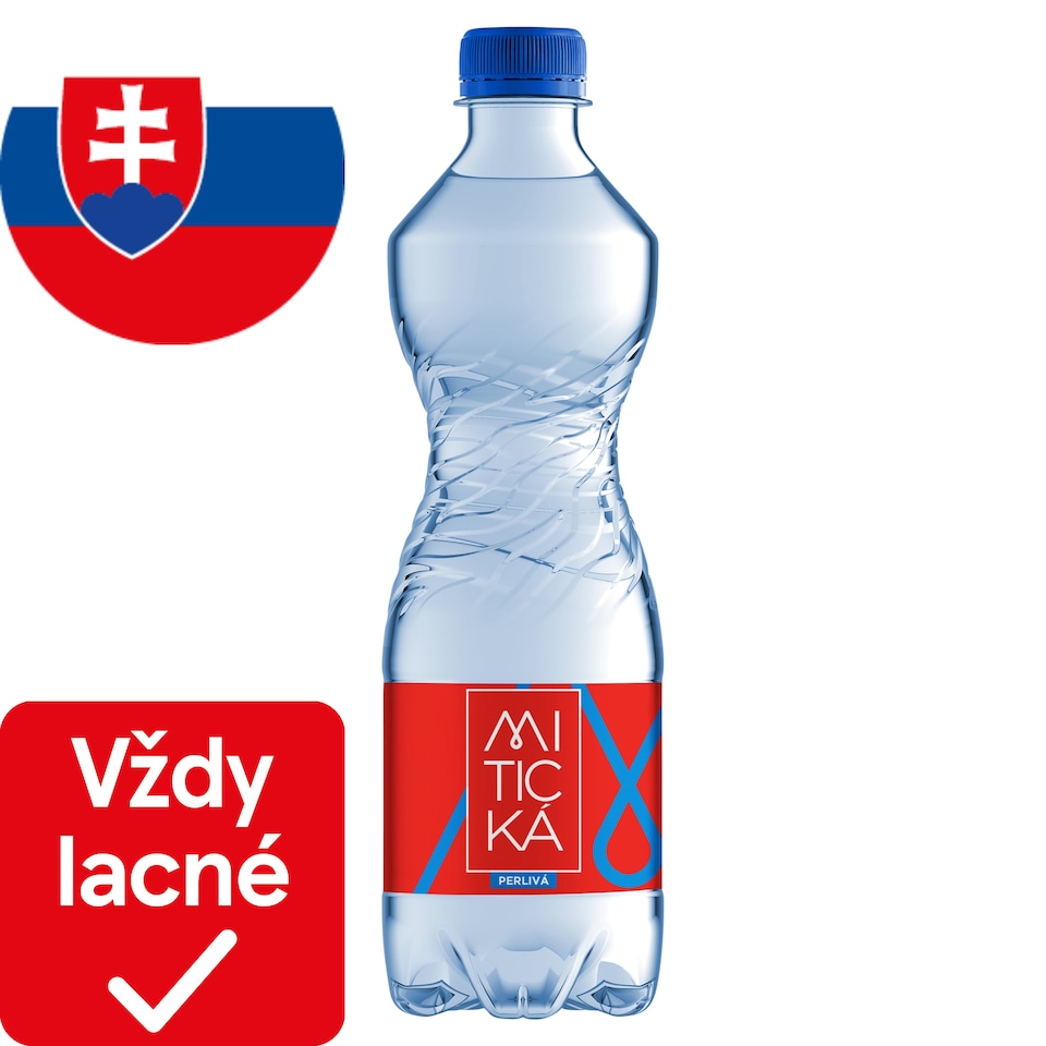 Mitická Prírodná minerálna voda perlivá 0,5 l