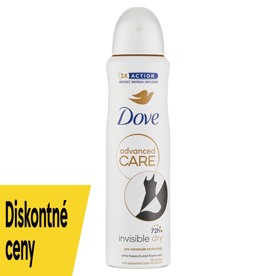 obrázok 1 z Dove Advanced Care Invisible Dry Antiperspirant sprej 150 ml