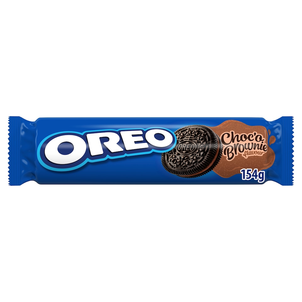 Oreo Chocolate Brownie Cookie Sandwich Biscuits 154g