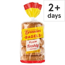 Brennans Plain Bagels 440g