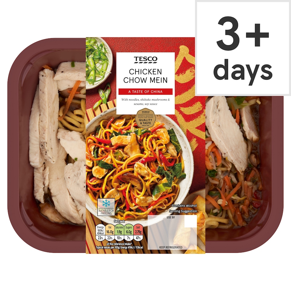 Tesco Chicken Chow Mein 400G