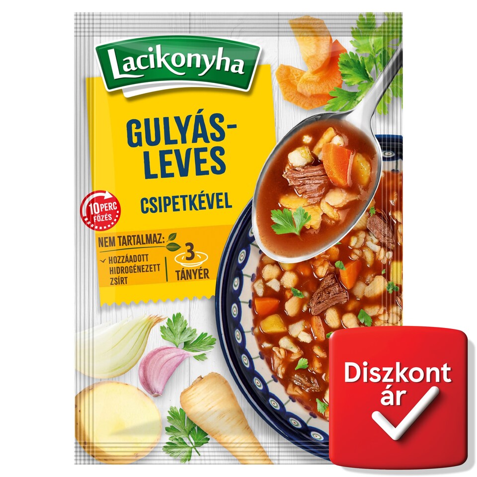 Lacikonyha gulyásleves csipetkével 71 g  1. kép