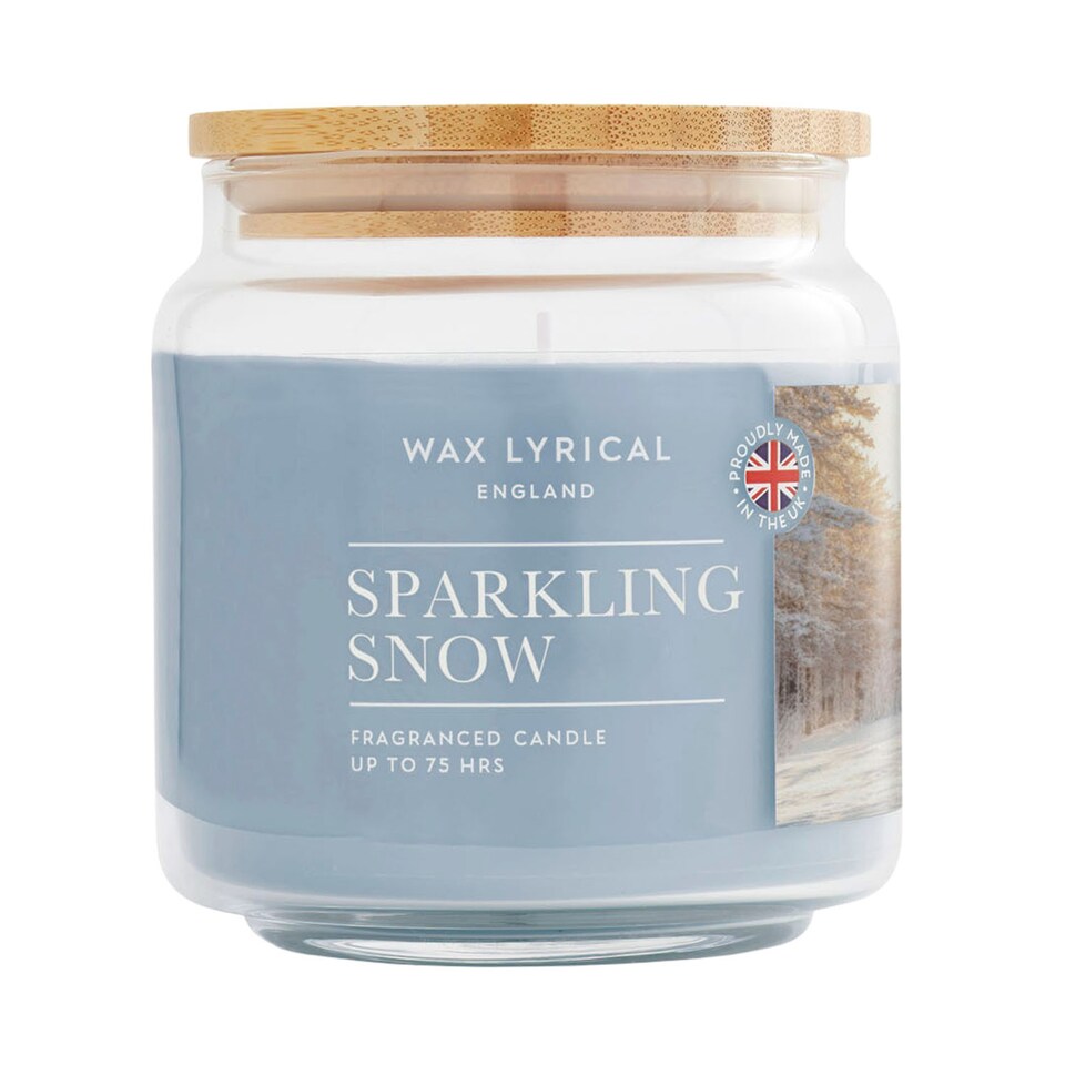 Wax Lyrical England Sparkling Snow Medium Candle 335g