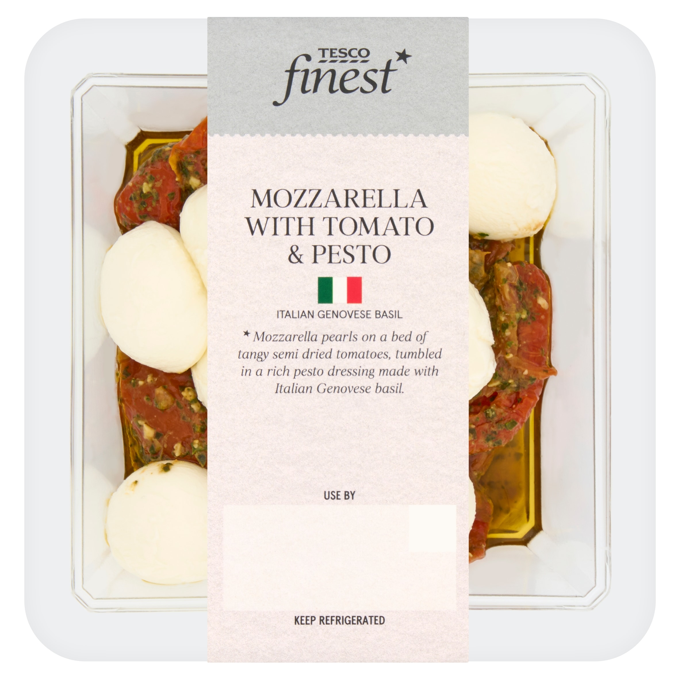 Tesco Finest Mozzarella with Tomato & Pesto 172g