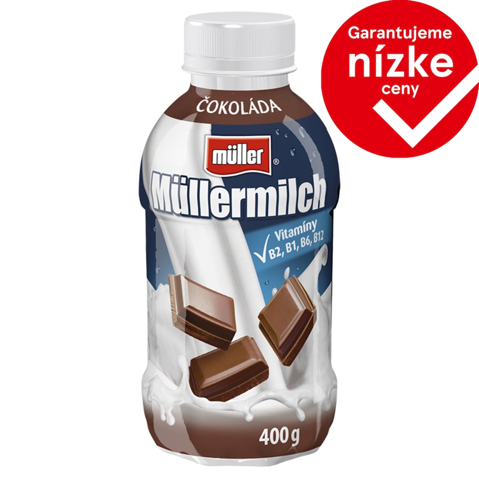 Müller Müllermilch Mliečny nápoj s čokoládovou príchuťou 400 g