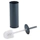 image 2 of F&F Home Slate Blue Toilet Brush And Holder