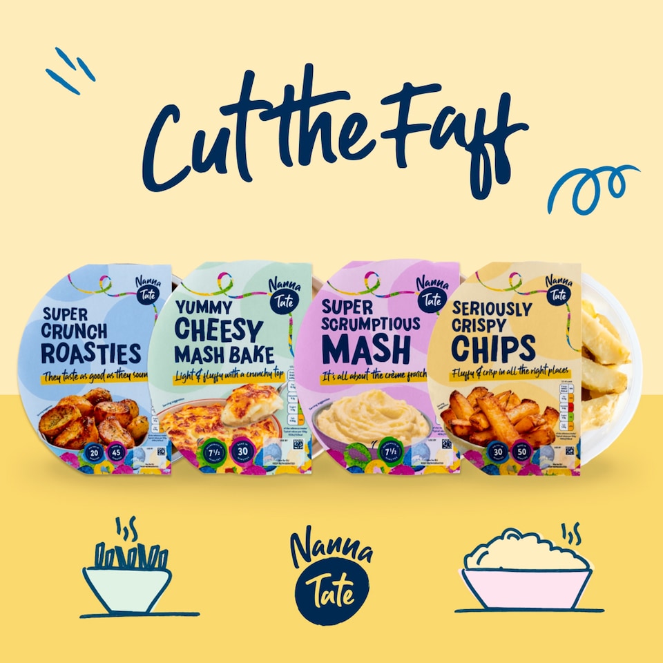 image 1 of Nanna Tate Yummy Cheesy Mash Bake 400g