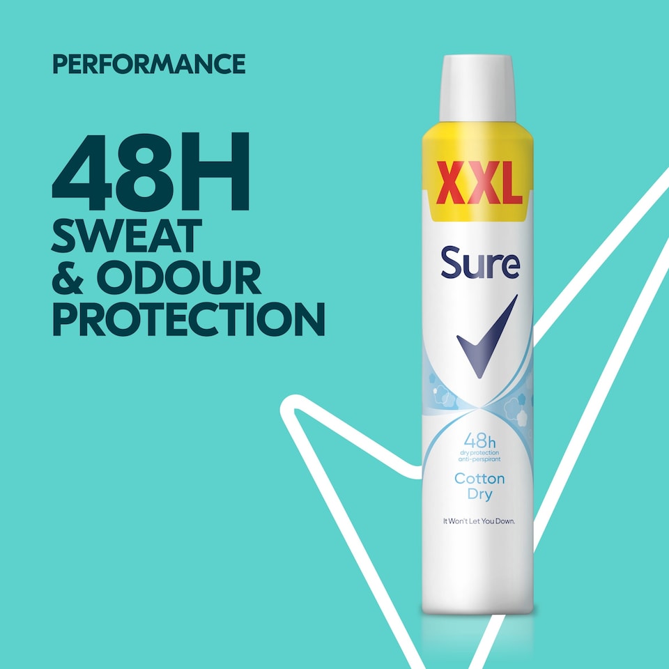 image 1 of Sure Women Cotton Antiperspirant Deodorant 300Ml