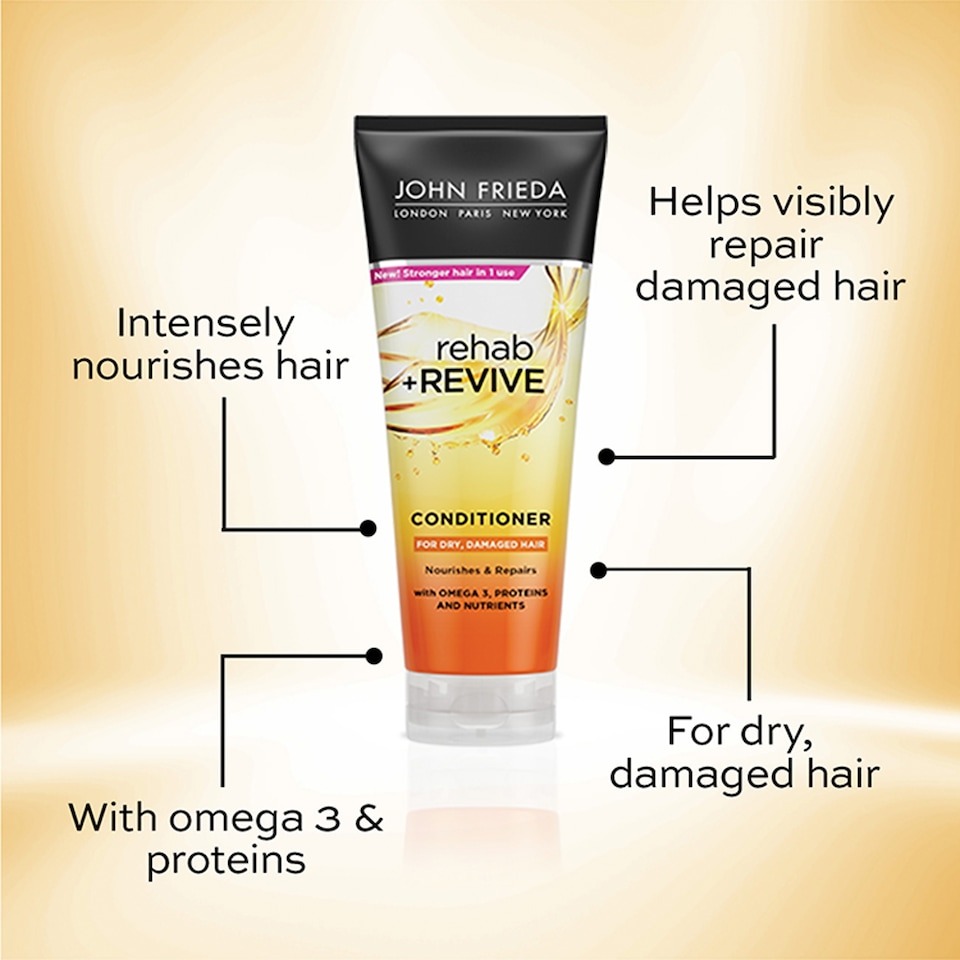 image 1 of John Frieda Rehab & Revive Conditioner 250Ml