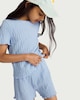 image 2 of F&F Girls 2-Piece Textured Set in Blue