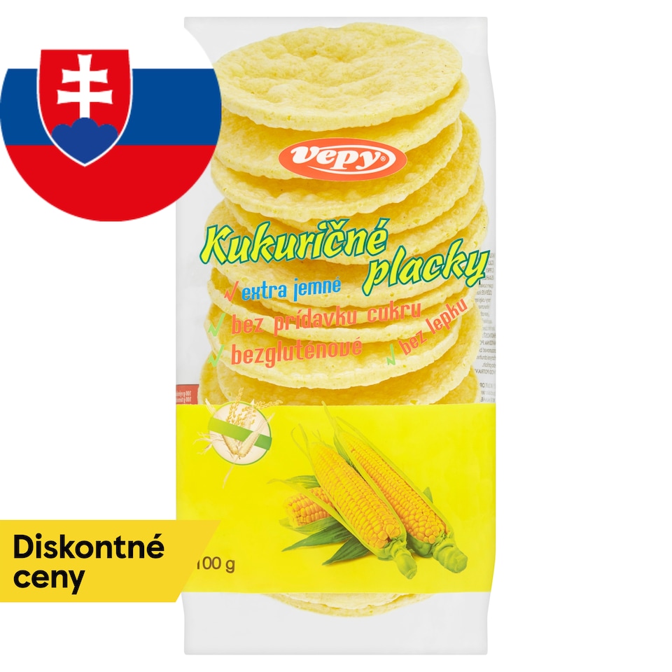 Vepy Kukuričné placky 100 g