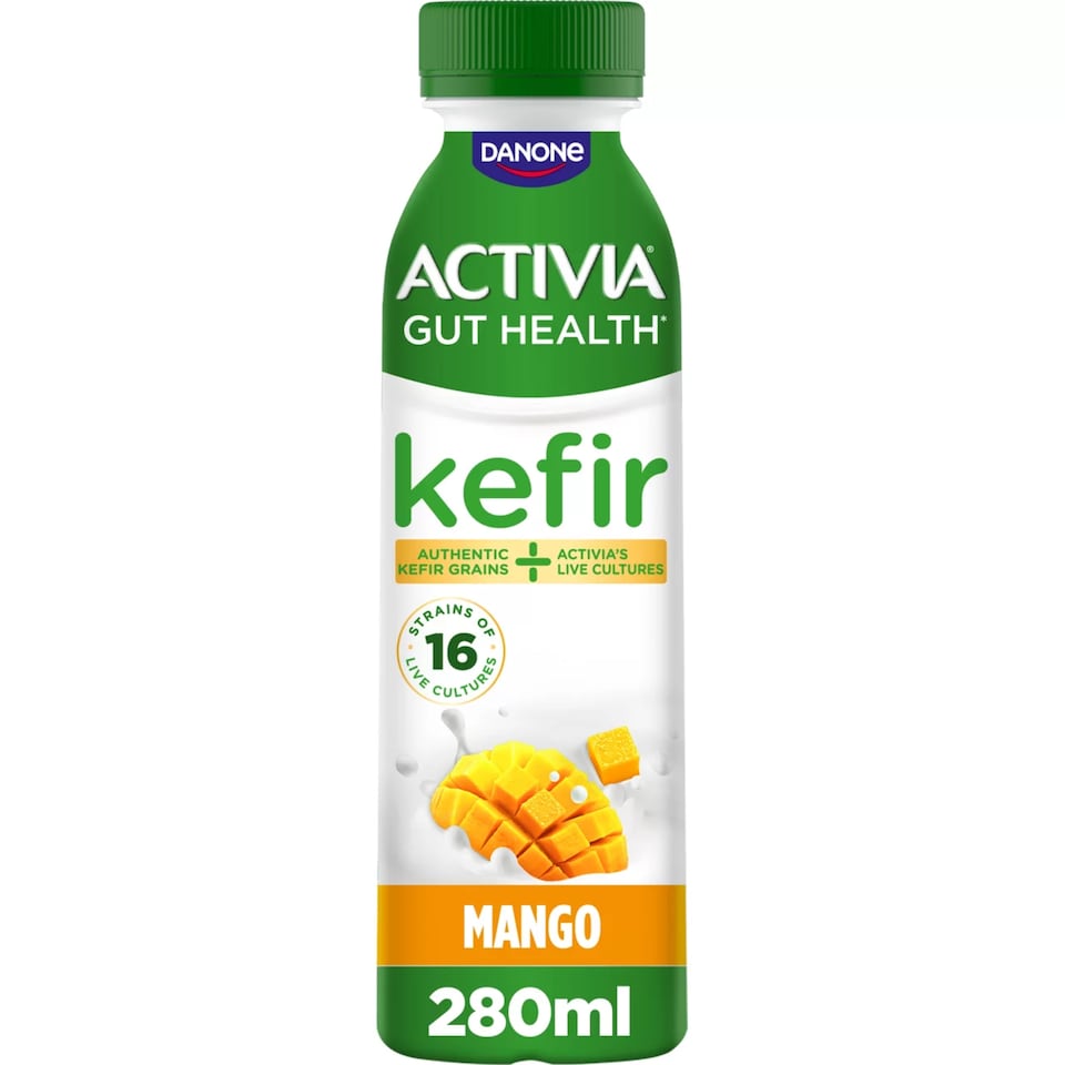 image 1 of Activia Kefir Mango Gut Health Yoghurt Drink 280g 