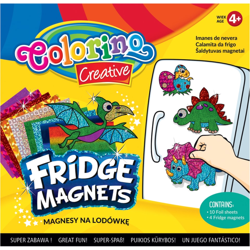 Colorino Creative hűtőmágnesek 4 dizájnból álló mix   1. kép
