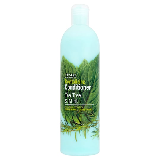Tesco Tea Tree And Mint Conditioner 500Ml Tesco Groceries