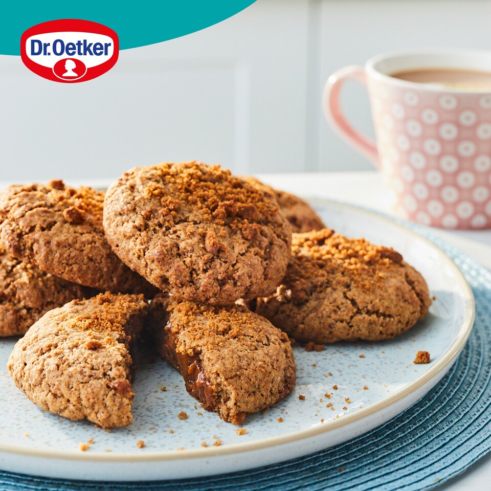 image 1 of Dr. Oetker Stuffed Cookie Mix Caramelised Biscuit 305g