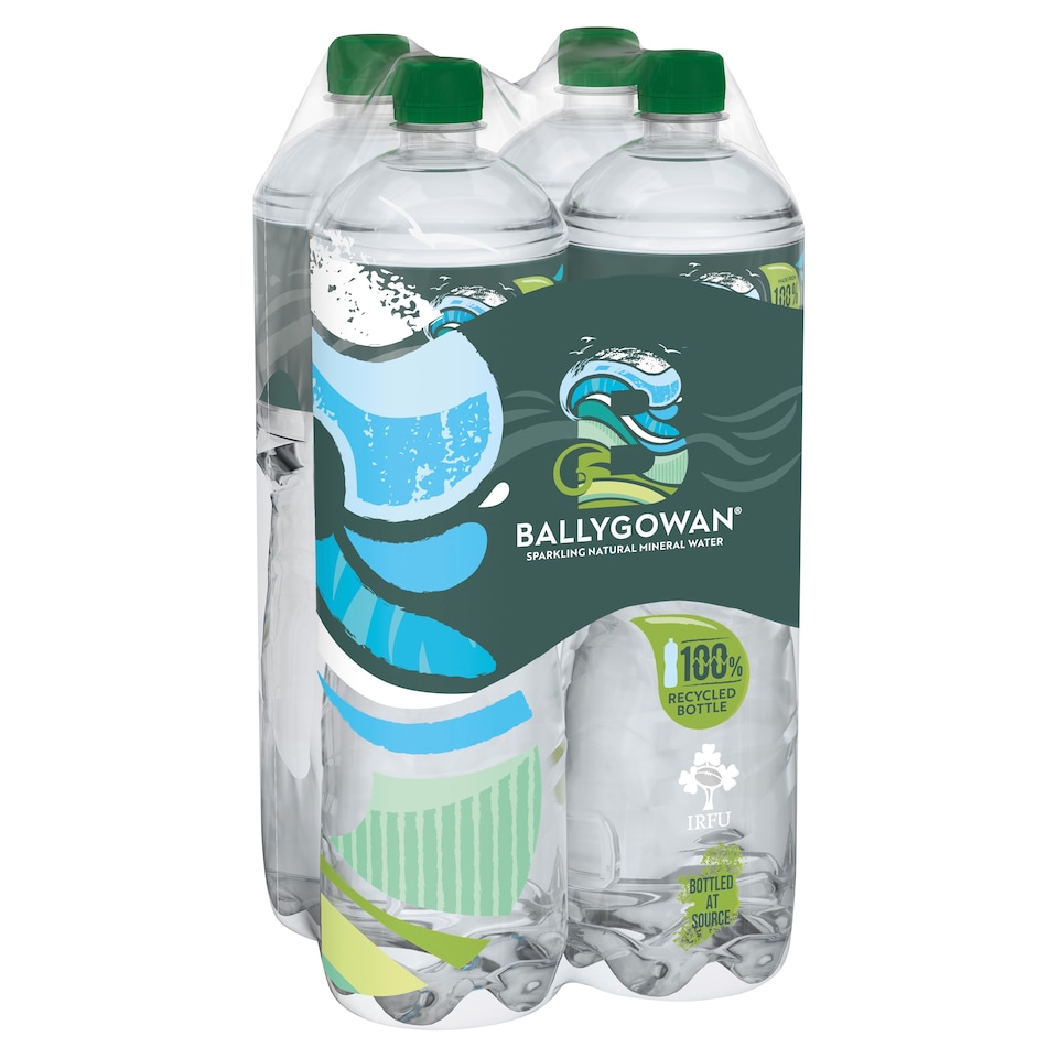 image 1 of Ballygowan Sparkling Natural Min Water 4 X 1.5Ltr