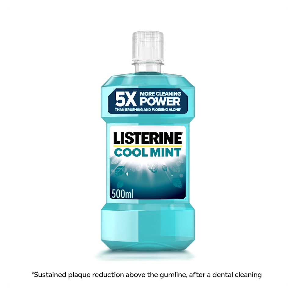 image 1 of Listerine Cool Mint Mouthwash 500ml