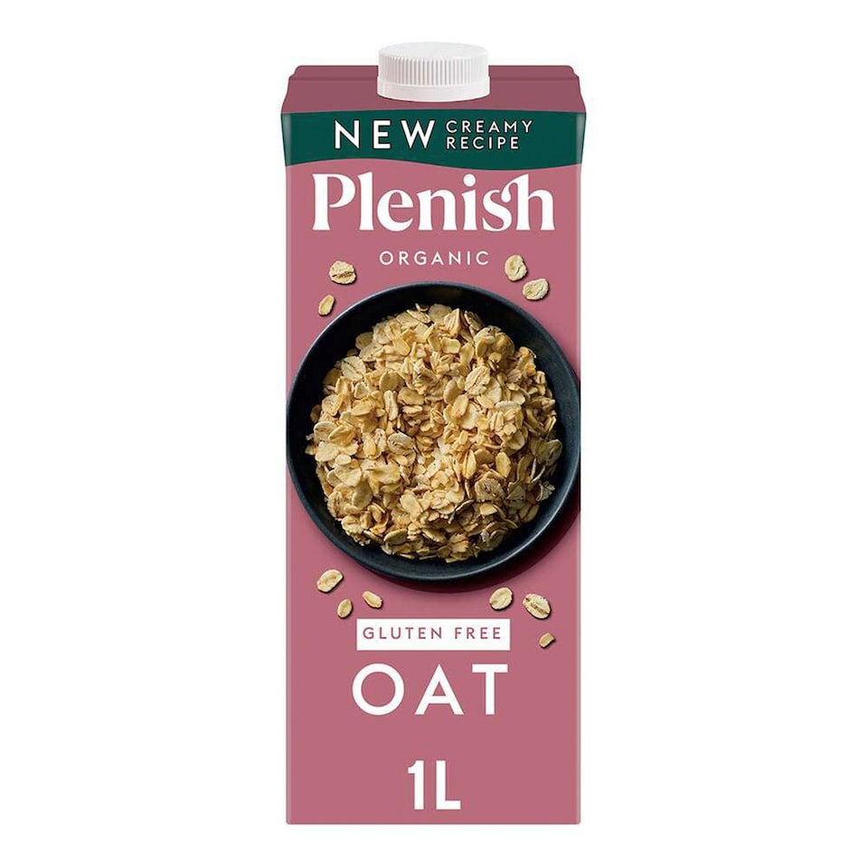 Plenish Organic Gluten Free Oat Milk 1L