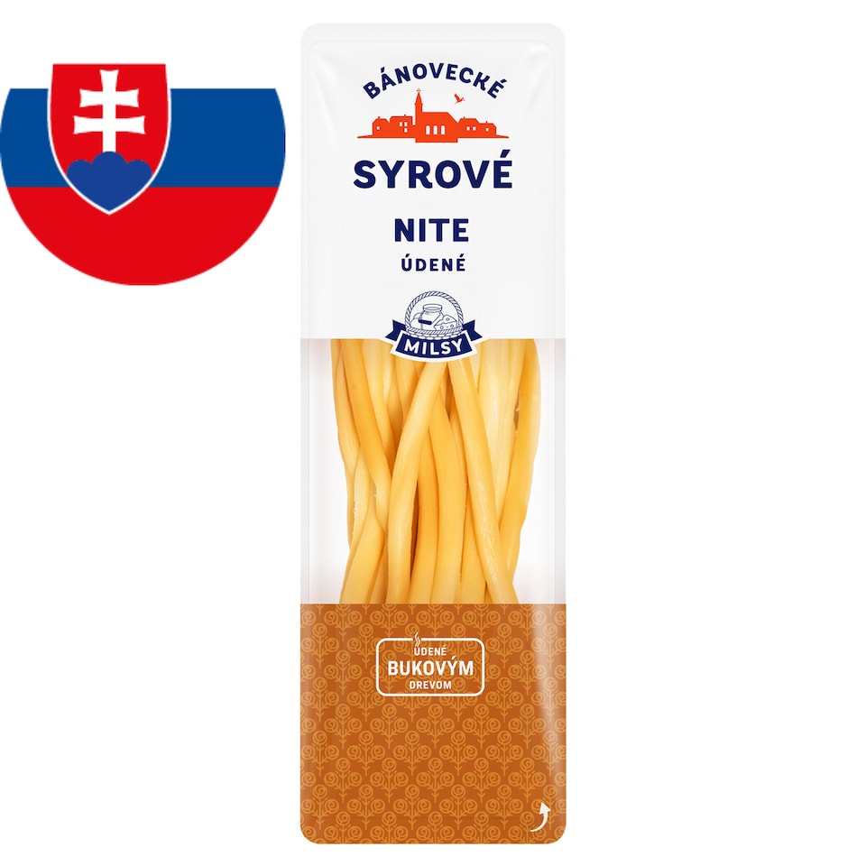 Milsy Bánovecké Smoked Cheese Threads 100 g