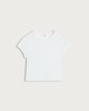 image 4 of F&F Cotton Rich Short Sleeved Cropped T-Shirt in White