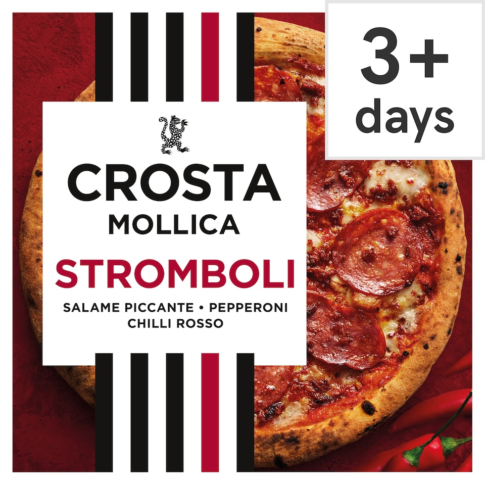 image 1 of Crosta & Mollica Stromboli Spicy Salami Sourdough Pizza 447g