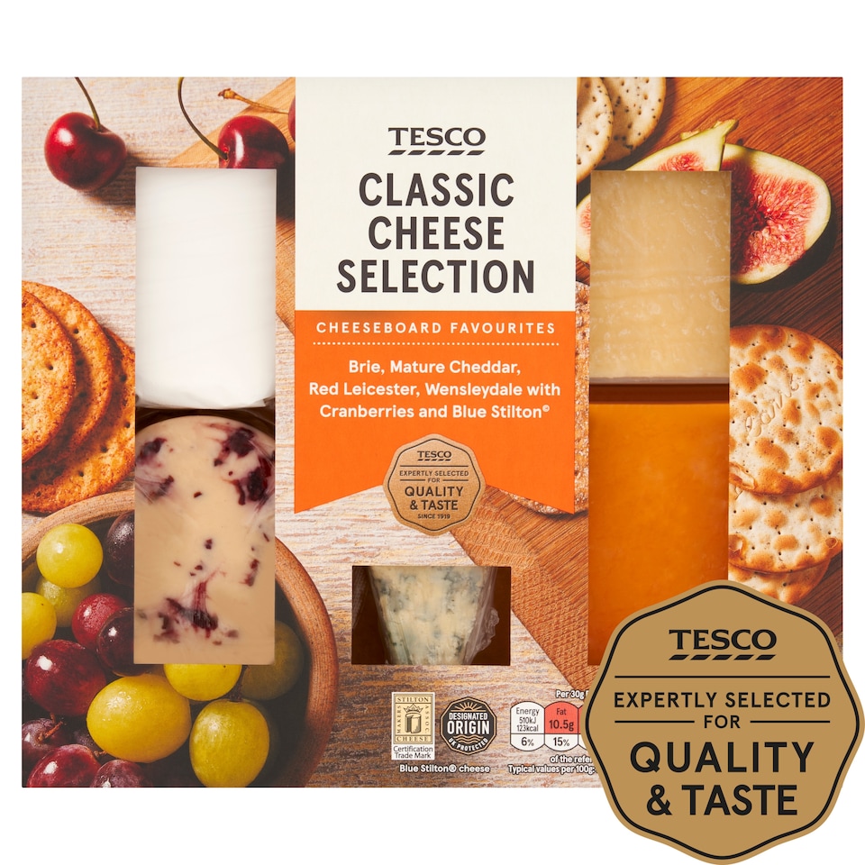 Tesco Classic Cheese Selection 450G