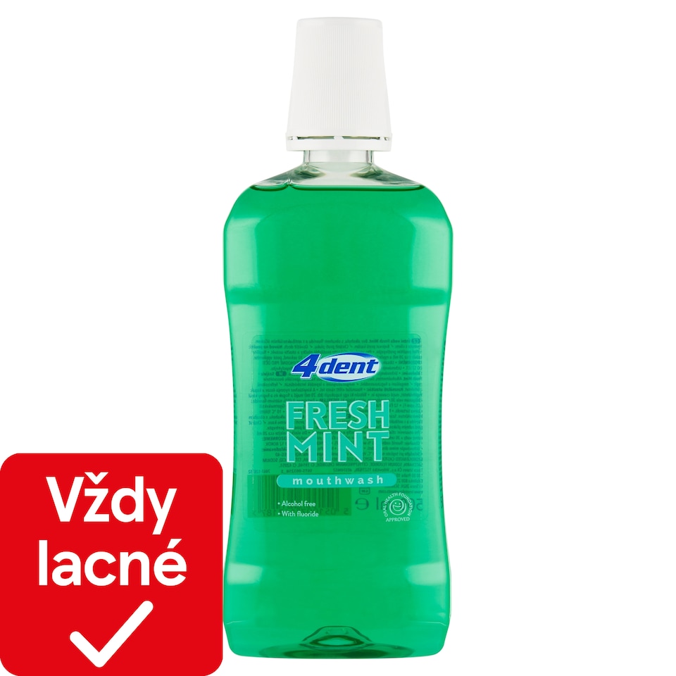 4Dent Fresh Mint ústna voda 500 ml