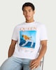 image 3 of Queen Wembley Stadium Pure Cotton T-Shirt in White