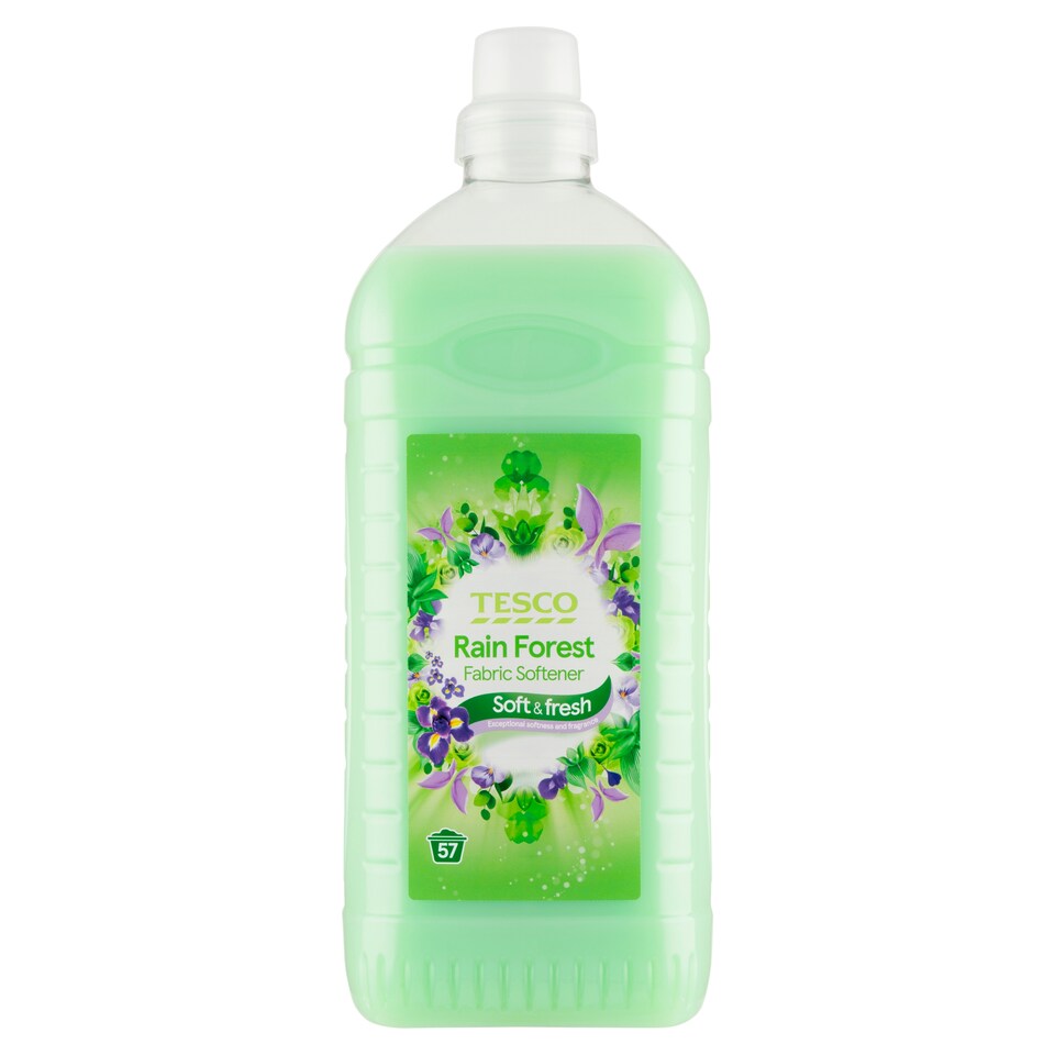 Tesco Soft & Fresh Rain Forest textilöblítő 57 mosás 2 l