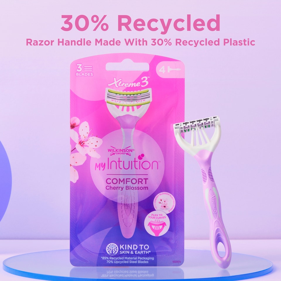 image 1 of Wilkinson Sword Xtreme 3 Comfort Womens Disposable Razor X4