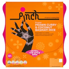 Pinch Proper Prawn Curry & Coconut Basmati Rice​ 400g