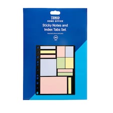 Tesco Sticky Notes and Index Tabs Set