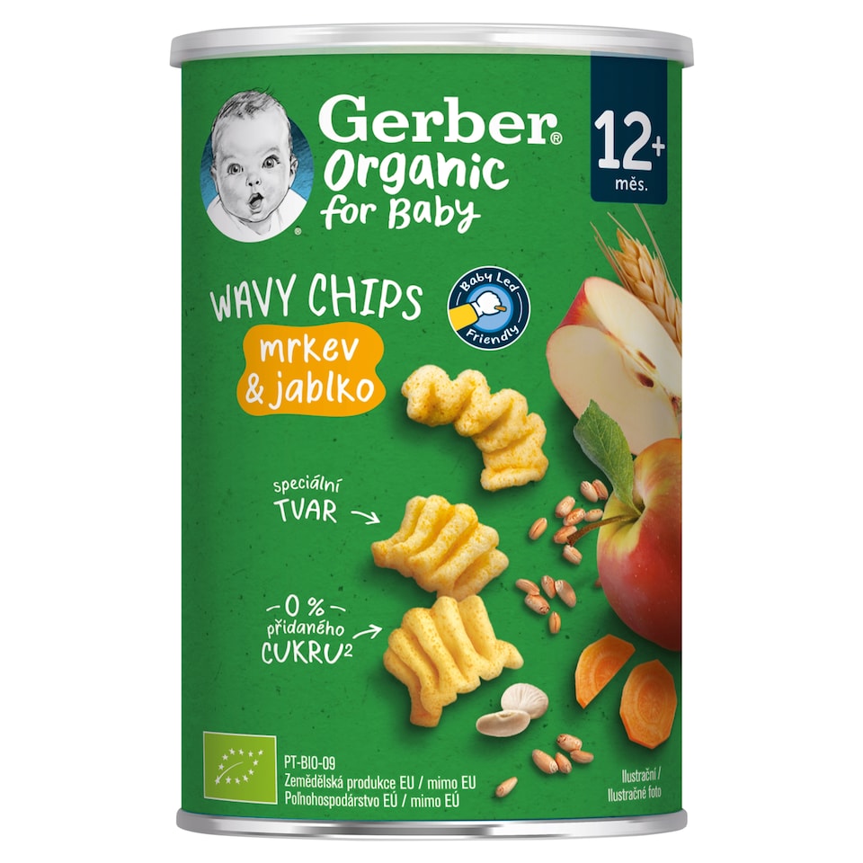 image 1 of GERBER Wavy Chips Carrot and Apple 35 g