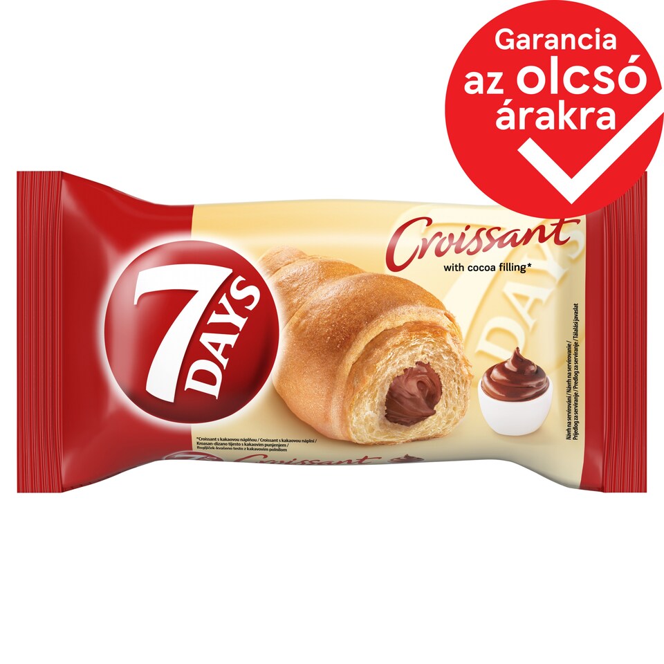 7DAYS Croissant With Cocoa Filling 60 g