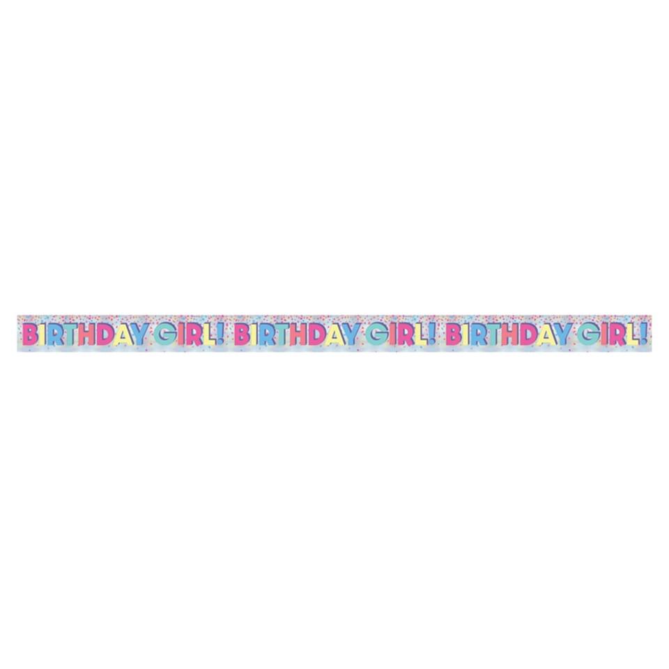 Tesco Birthday Girl Banner
