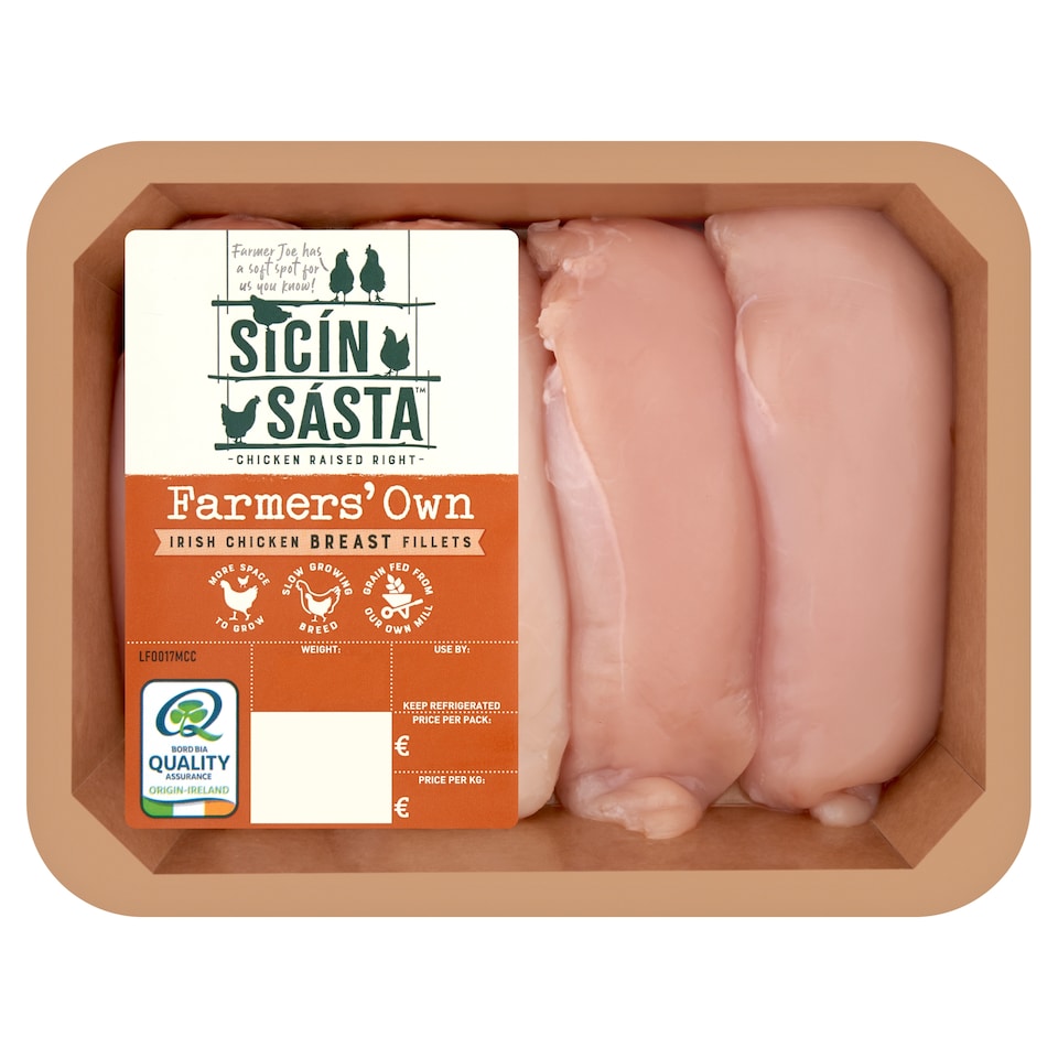 Sicin Sasta Irish Farmers Own Chicken Breast Fillets 500G