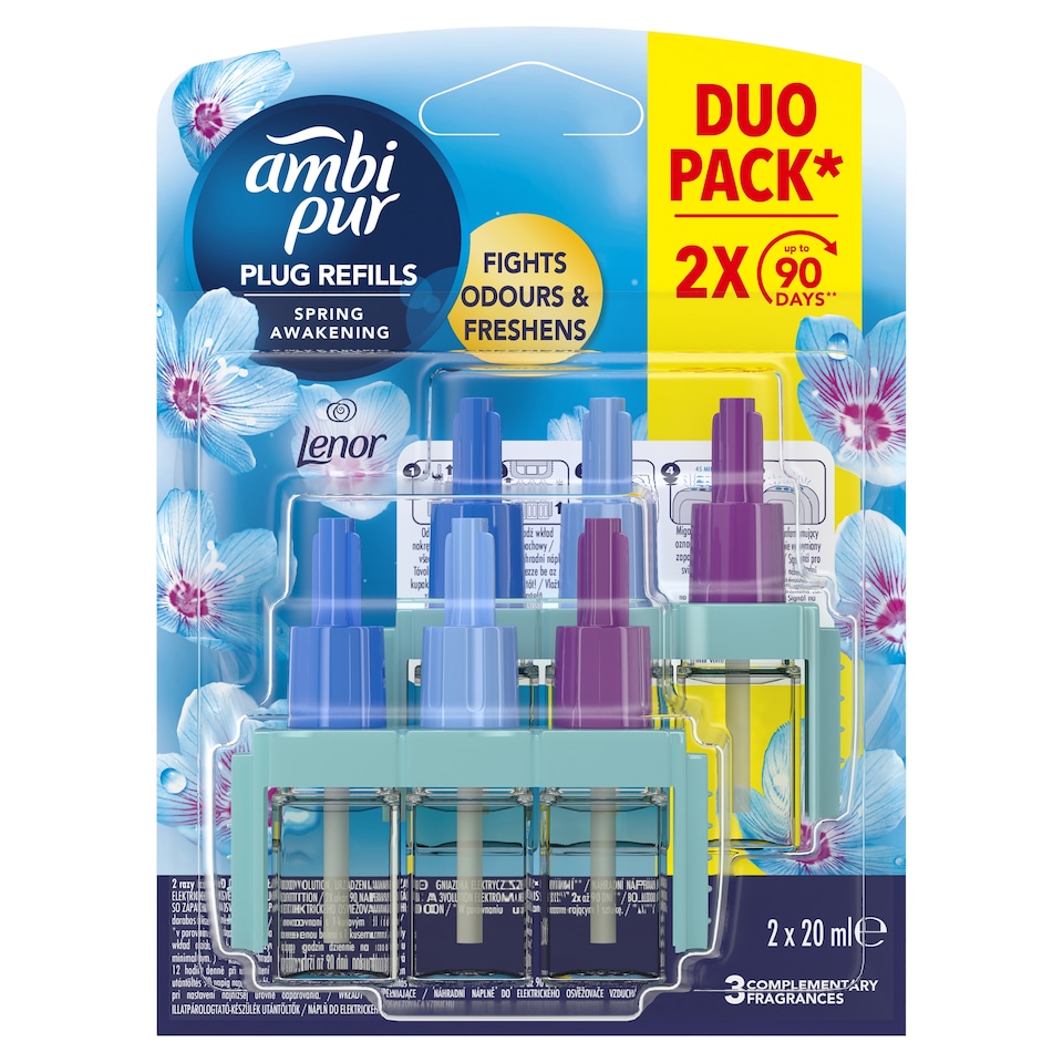 Obrázek 1 pro produkt Ambi Pur 3Volution Náhradní Náplň Do Osvěžovače Vzduchu Spring Awakening 40 ml