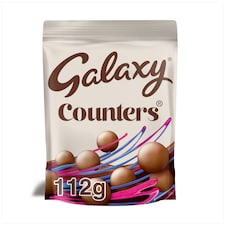 Galaxy Milk Chocolate Counters 112g Pouch Bag