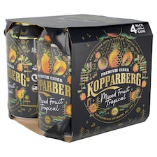 Kopparberg Mixed Fruit Tropical Premium Cider 4 X 330Ml