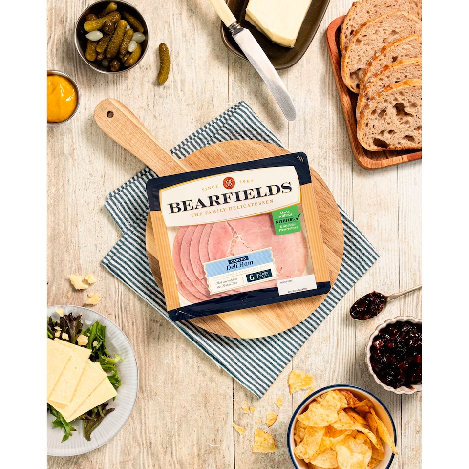 image 1 of Bearfields Carved Deli Ham 100g