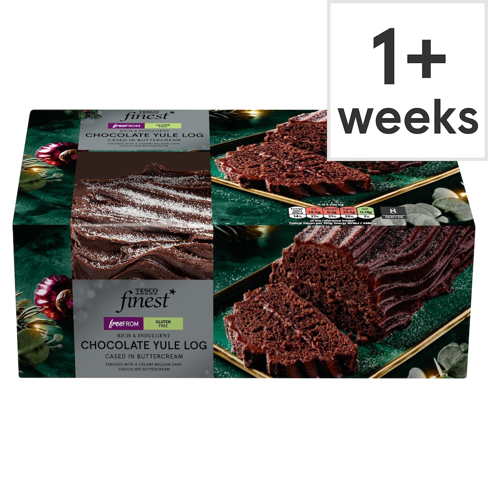 Tesco Finest Free From Chocolate Yule Log