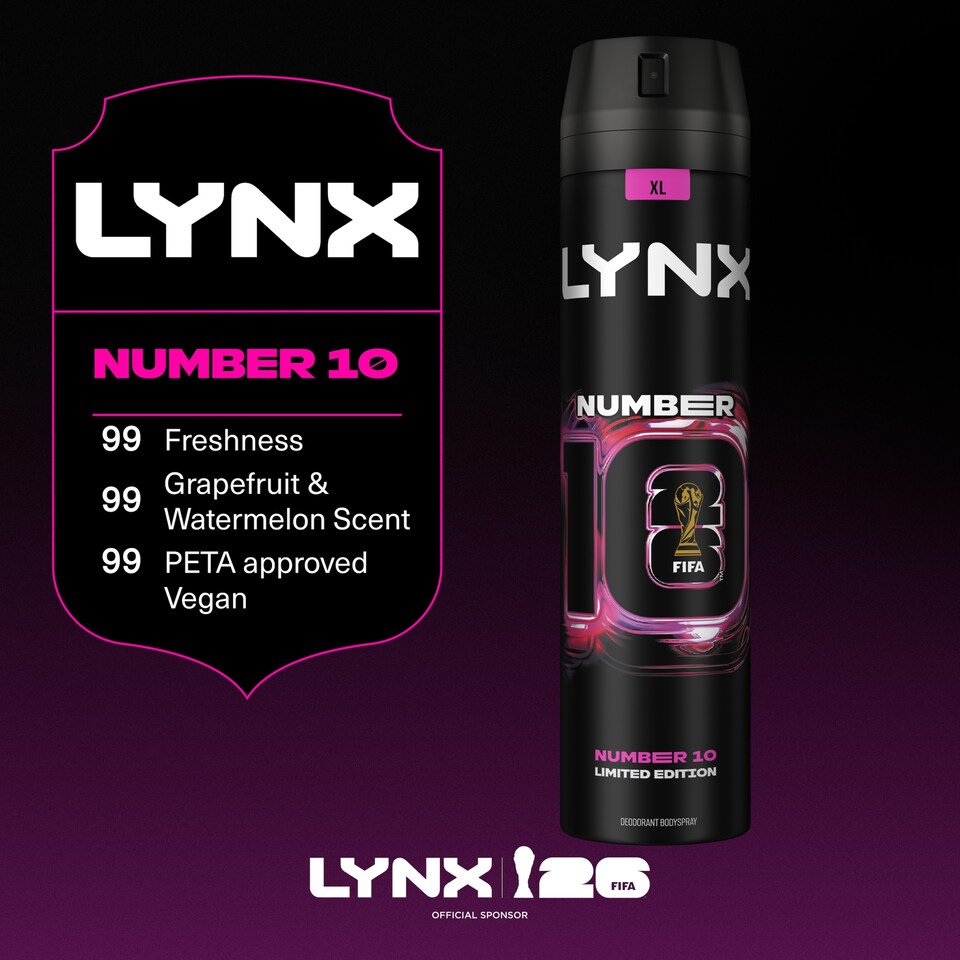 image 1 of Lynx Men Number 10 48h Deodorant Bodyspray Aerosol 250ml