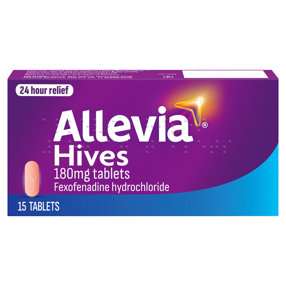 image 1 of ALLEVIA Hives 180MG Tablets 15 Pack